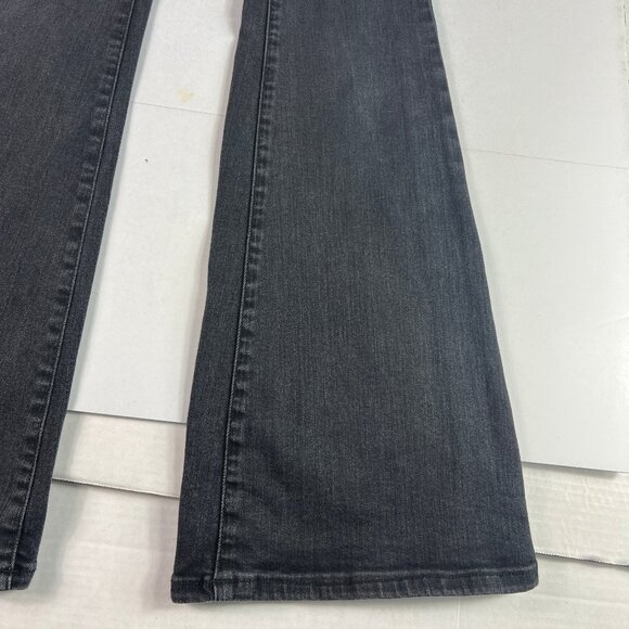 We The Free Jeans Womens 26x31* Jayde High Rise Flare Black Stretch Denim Tag 26 - Picture 3 of 16